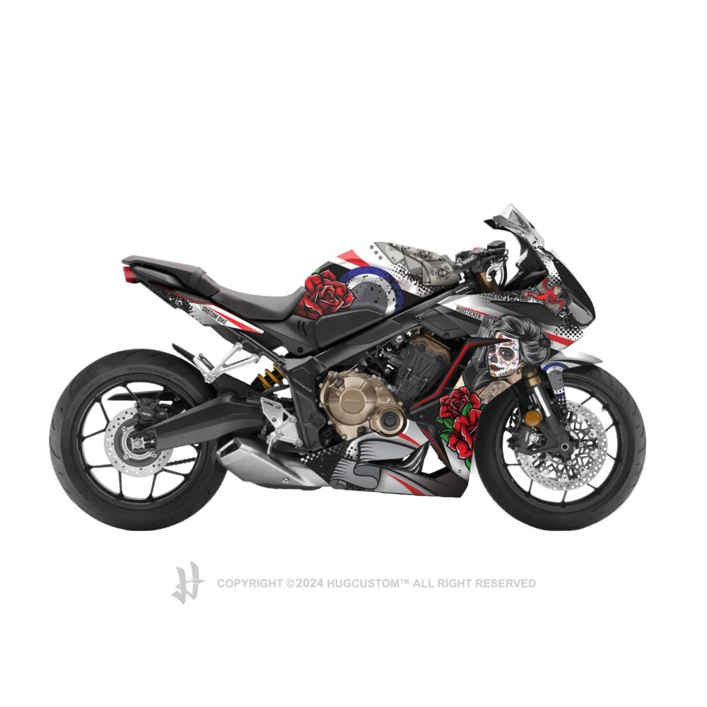 Honda CBR650R Sticker - 'Old-School' Design