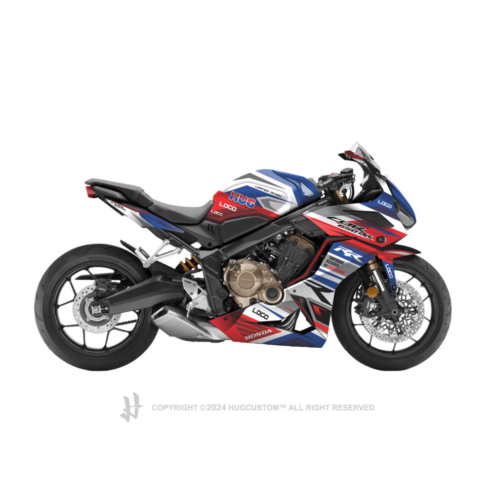 Honda CBR650R Sticker - 'Racing RR' Design