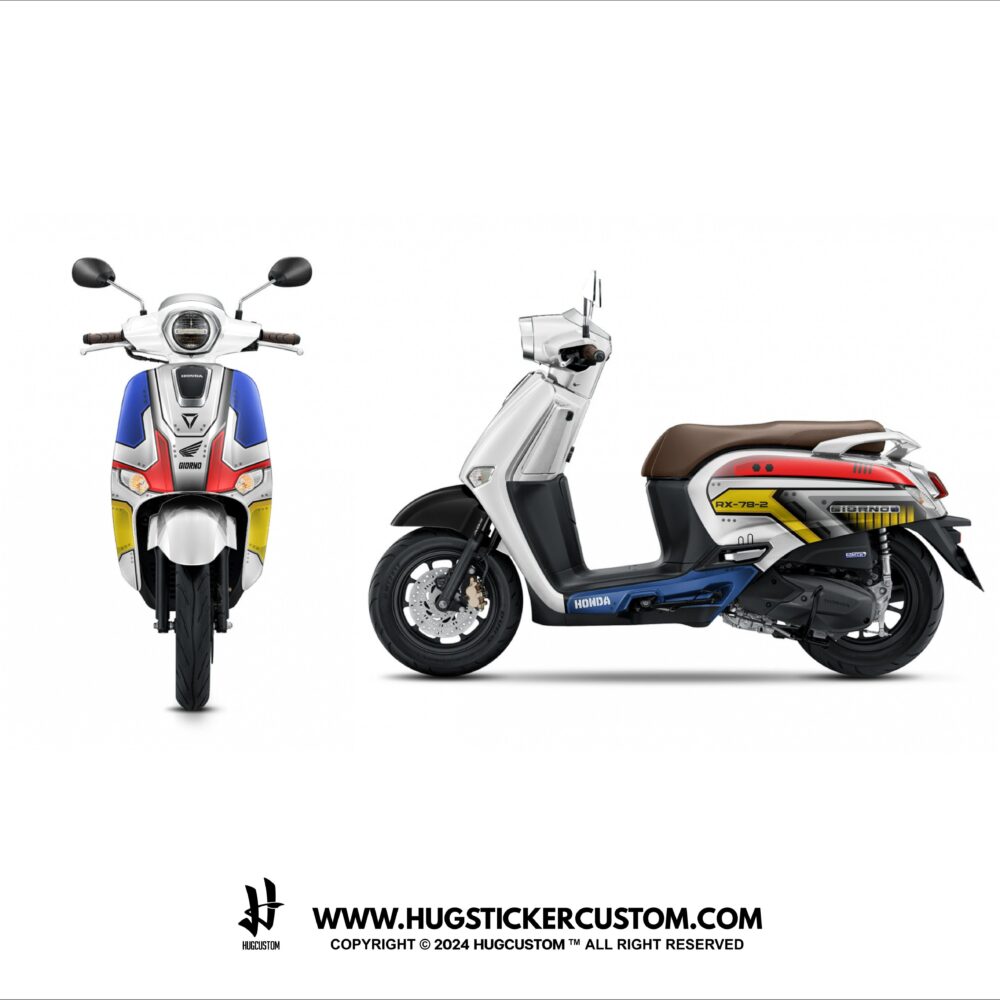 Honda Giorno Sticker – ‘Gundam’ Design